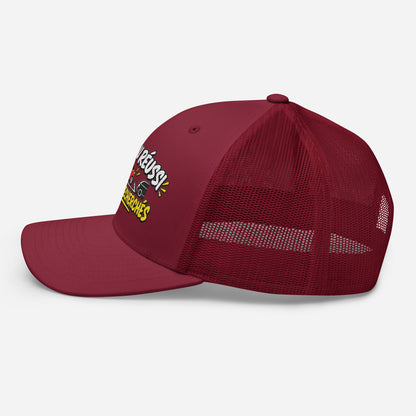 Casquette Trucker, brodée « Créneau réussi, Témoins recherchés », en Canneberge, image 34