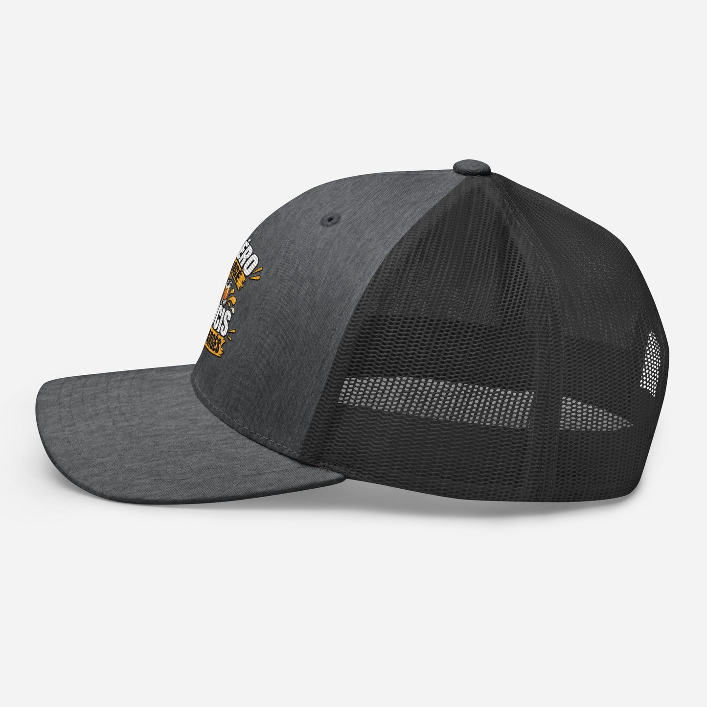Casquette Trucker, brodée « Apéro chargé, soucis déchargés », en Dark Heather Gray, image 52