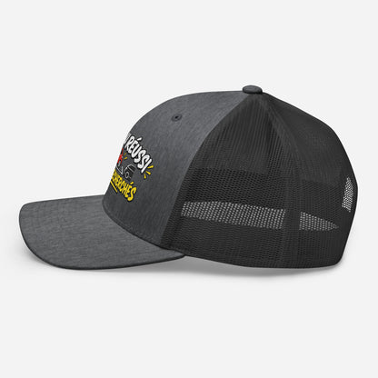 Casquette Trucker, brodée « Créneau réussi, Témoins recherchés », en Dark Heather Gray, image 52