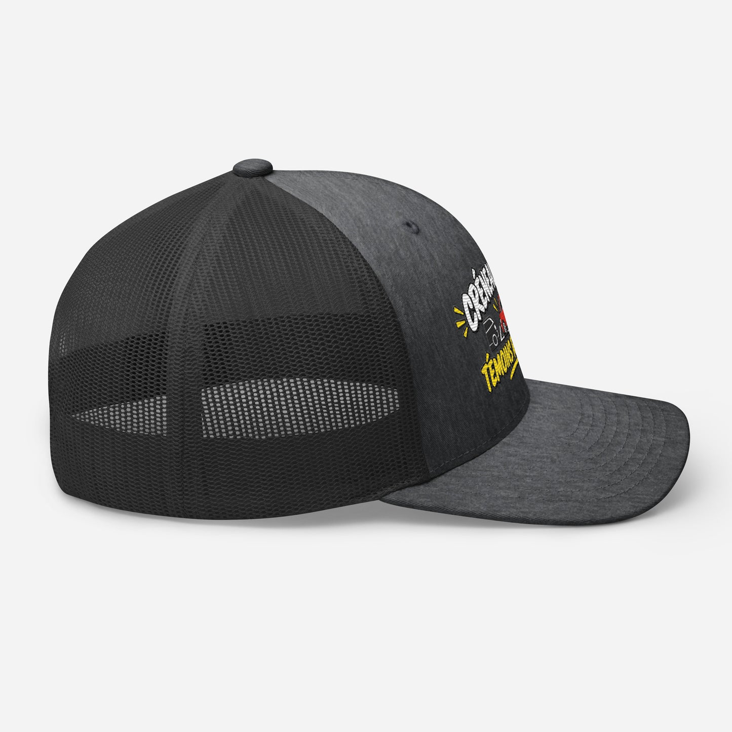 Casquette Trucker, brodée « Créneau réussi, Témoins recherchés », en Dark Heather Gray, image 54