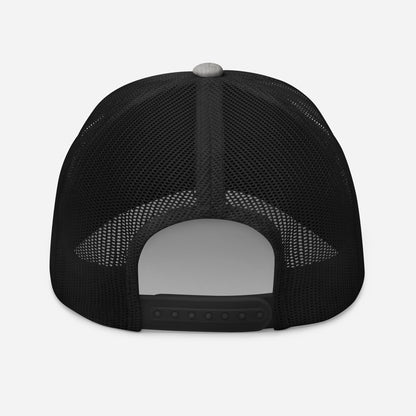 Casquette Trucker, brodée « Apéro mérité, journée validée », en Noir, vue arrière, image 67