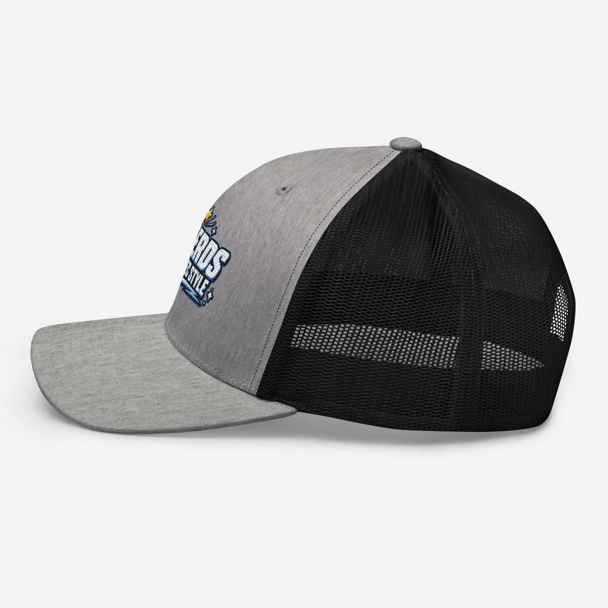 Casquette Trucker, brodée « Je perds mais avec style », en Noir, image 69
