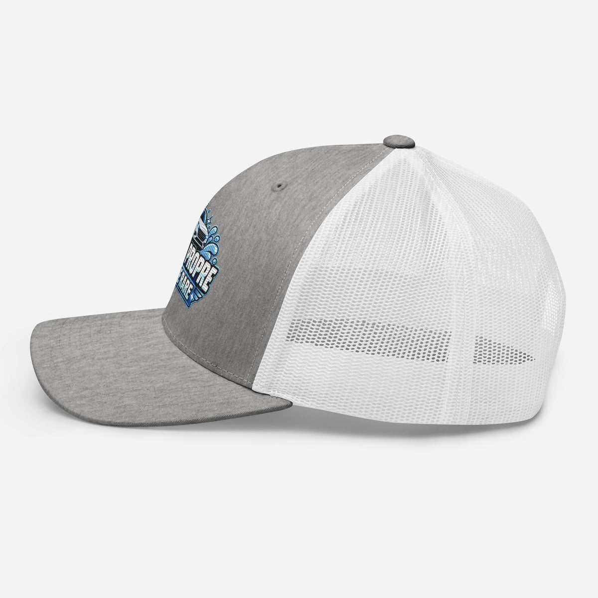 Casquette Trucker, brodée « Voiture propre, miracle rare », en Heather Grey/White, image 76