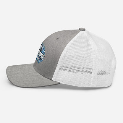Casquette Trucker, brodée « Voiture propre, miracle rare », en Heather Grey/White, image 76