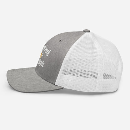 Casquette Trucker, brodée « Apéro mérité, journée validée », en Heather Grey/White, image 75