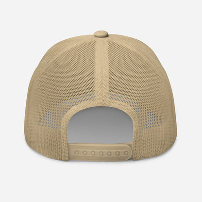 Casquette Trucker, brodée « Apéro mérité, journée validée », en Kaki, vue arrière, image 85