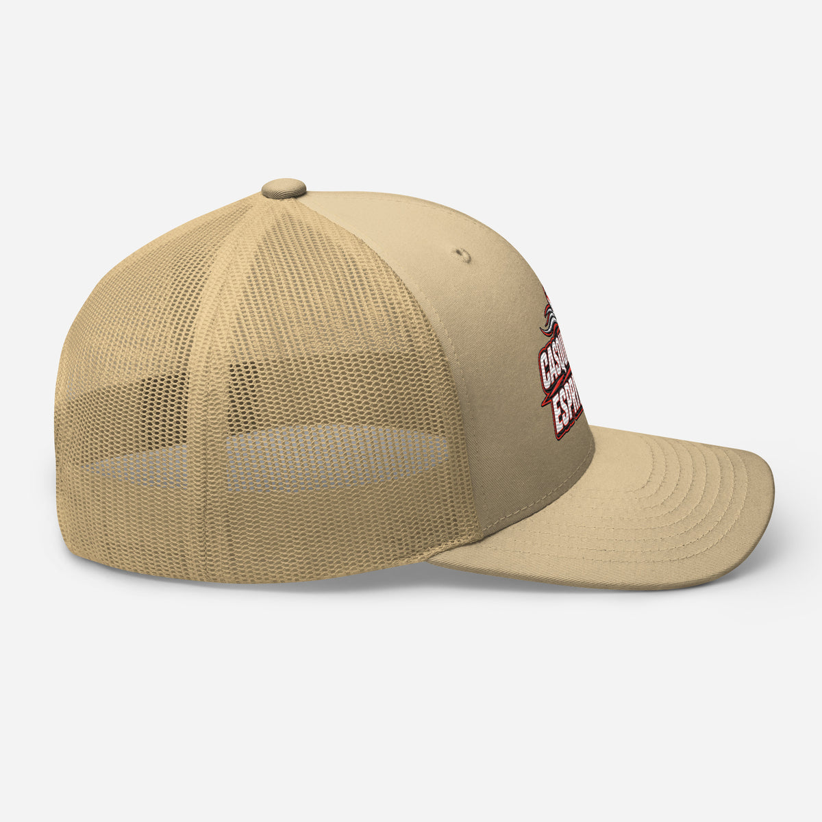 Casquette Trucker, brodée « Casque fermé, esprit libre », en Kaki, image 89