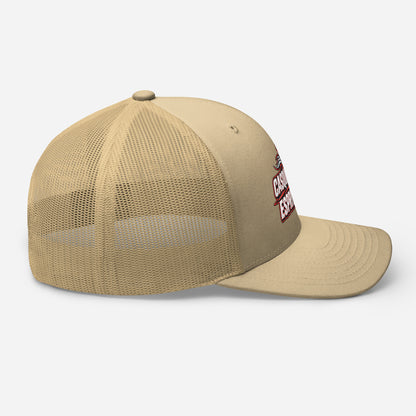 Casquette Trucker, brodée « Casque fermé, esprit libre », en Kaki, image 89