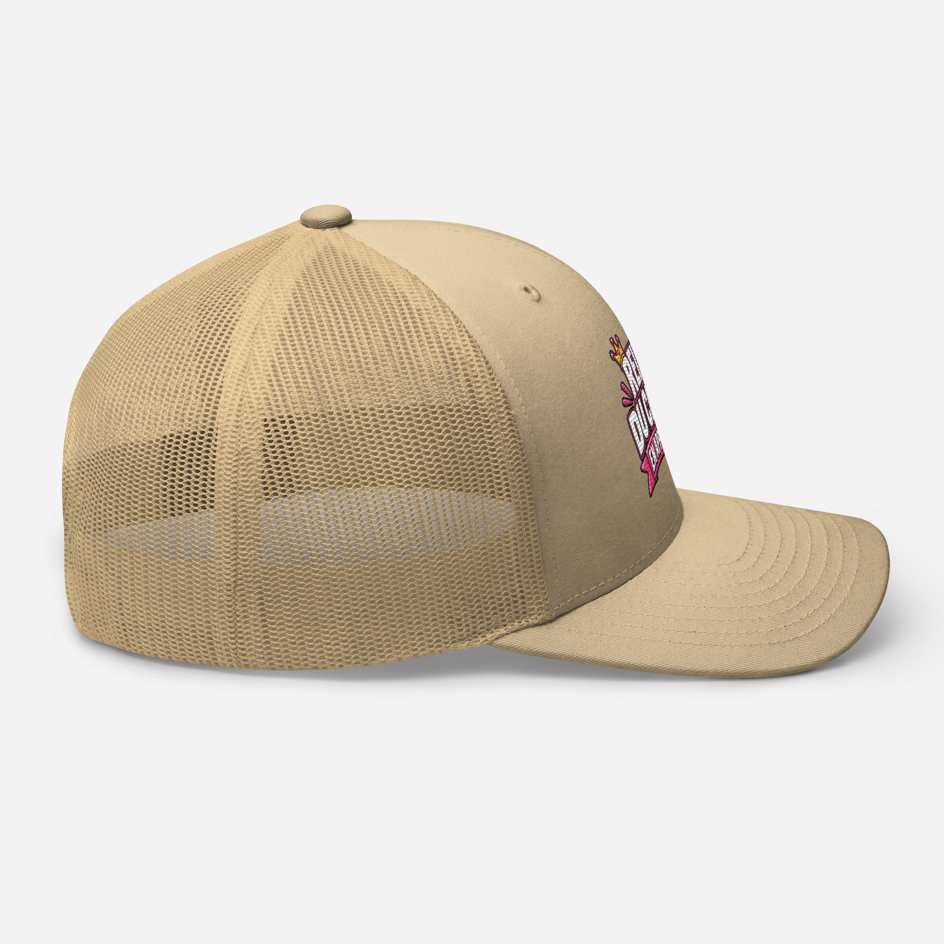 Casquette Trucker, brodée « Reine du calme, en apparence », en Kaki, image 90