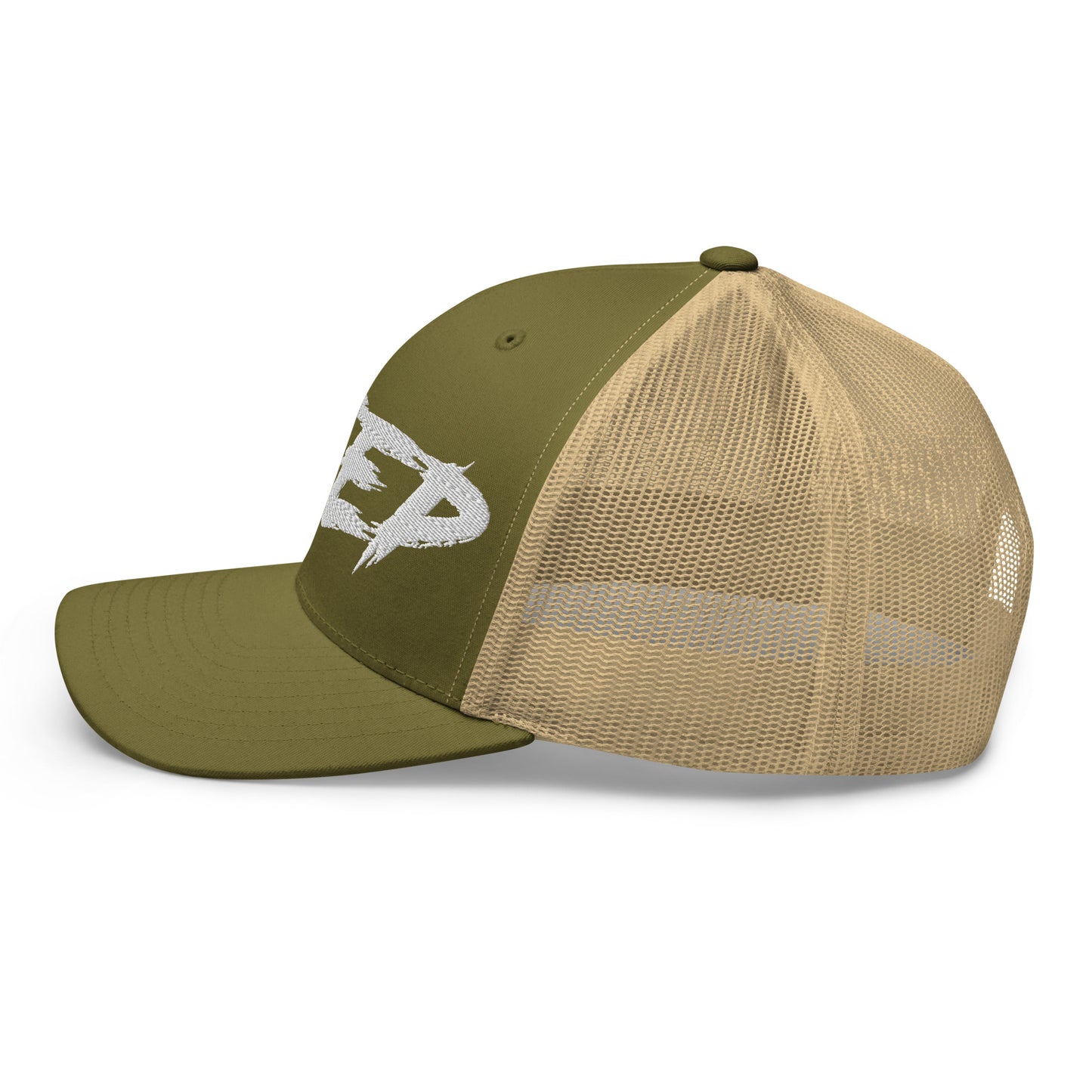 Casquette Trucker de couleur verte et beige "Jeep"