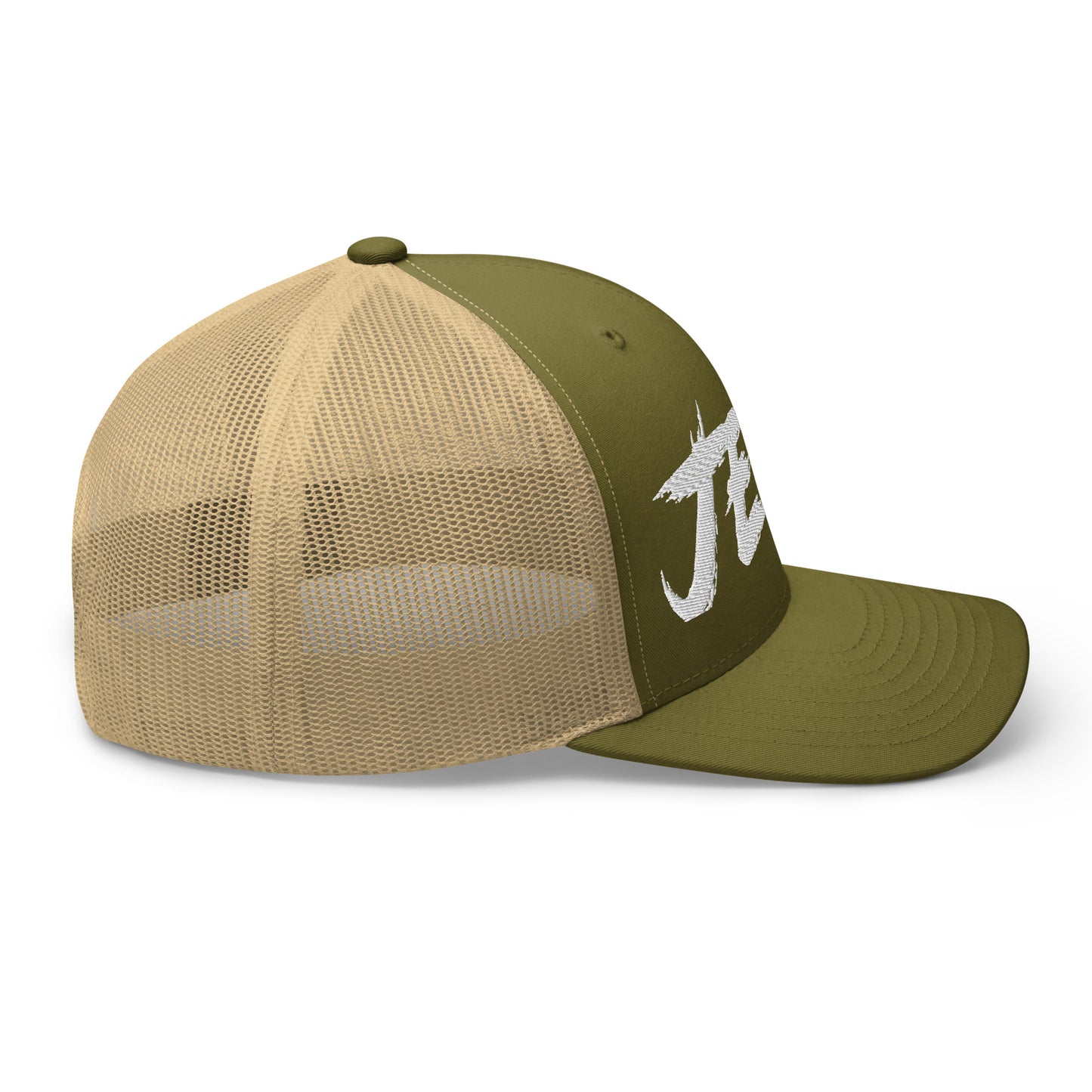 Casquette Trucker de couleur verte et beige "Jeep"