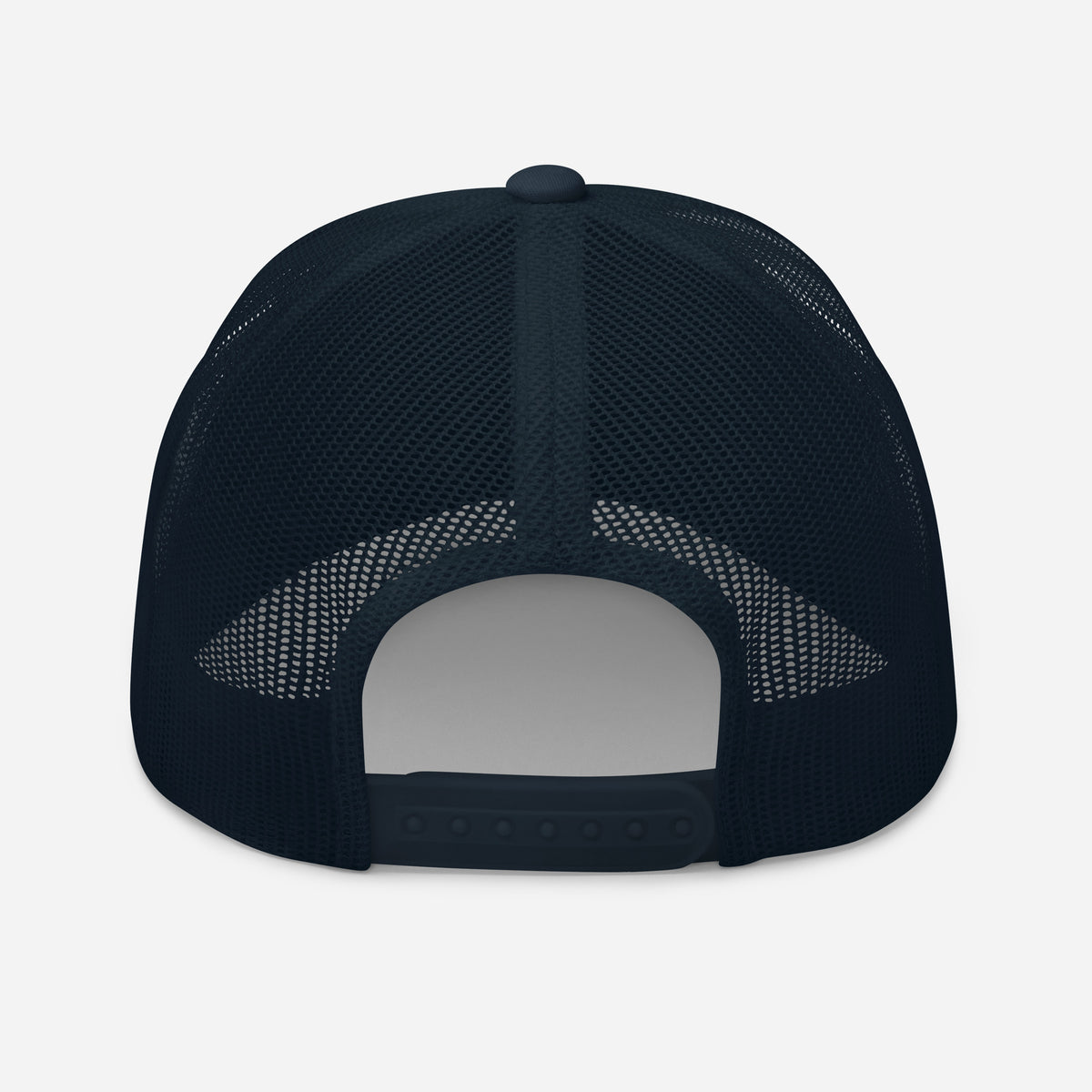 Casquette Trucker, brodée « Apéro mérité, journée validée », en Bleu Marine, vue arrière, image 14