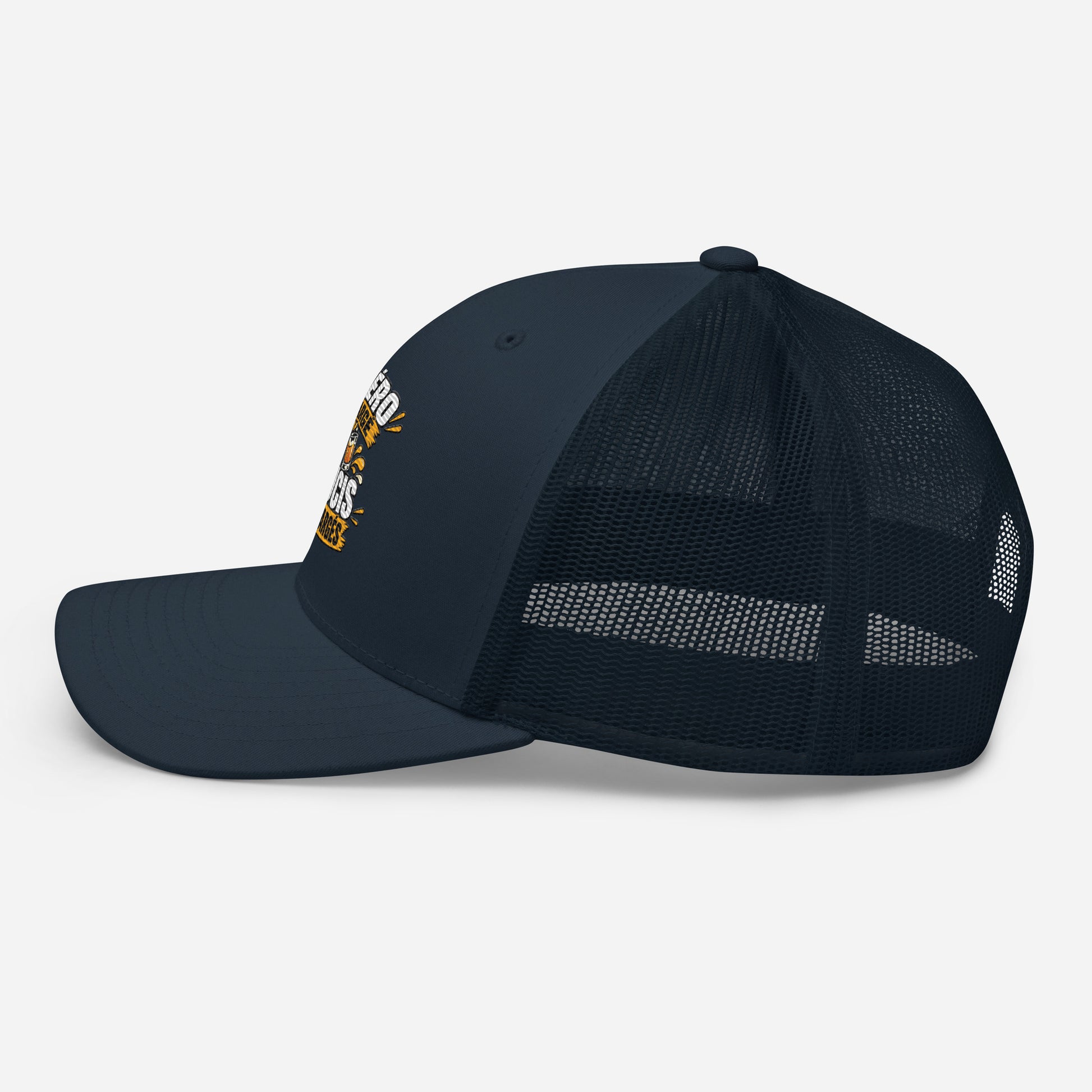 Casquette Trucker, brodée « Apéro chargé, soucis déchargés », en Bleu Marine, image 16
