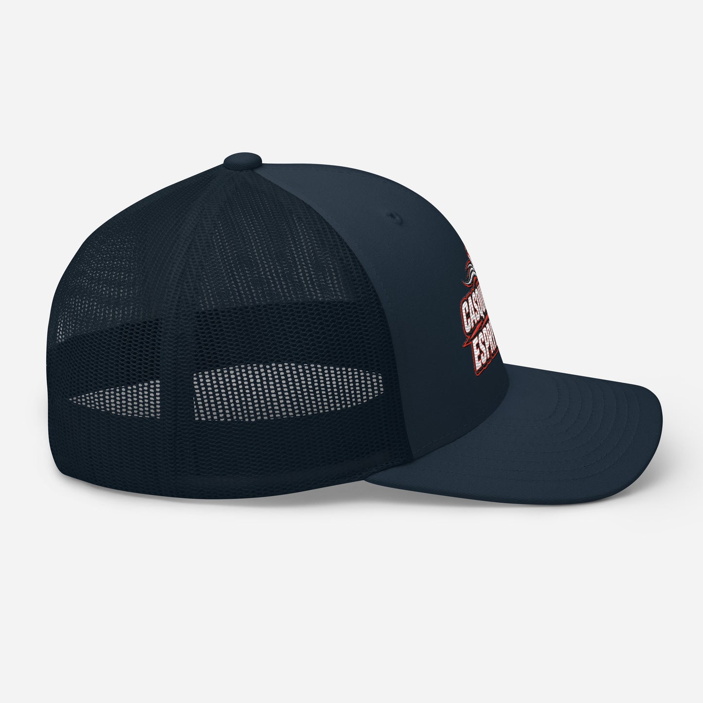 Casquette Trucker, brodée « Casque fermé, esprit libre », en Bleu Marine, image 18