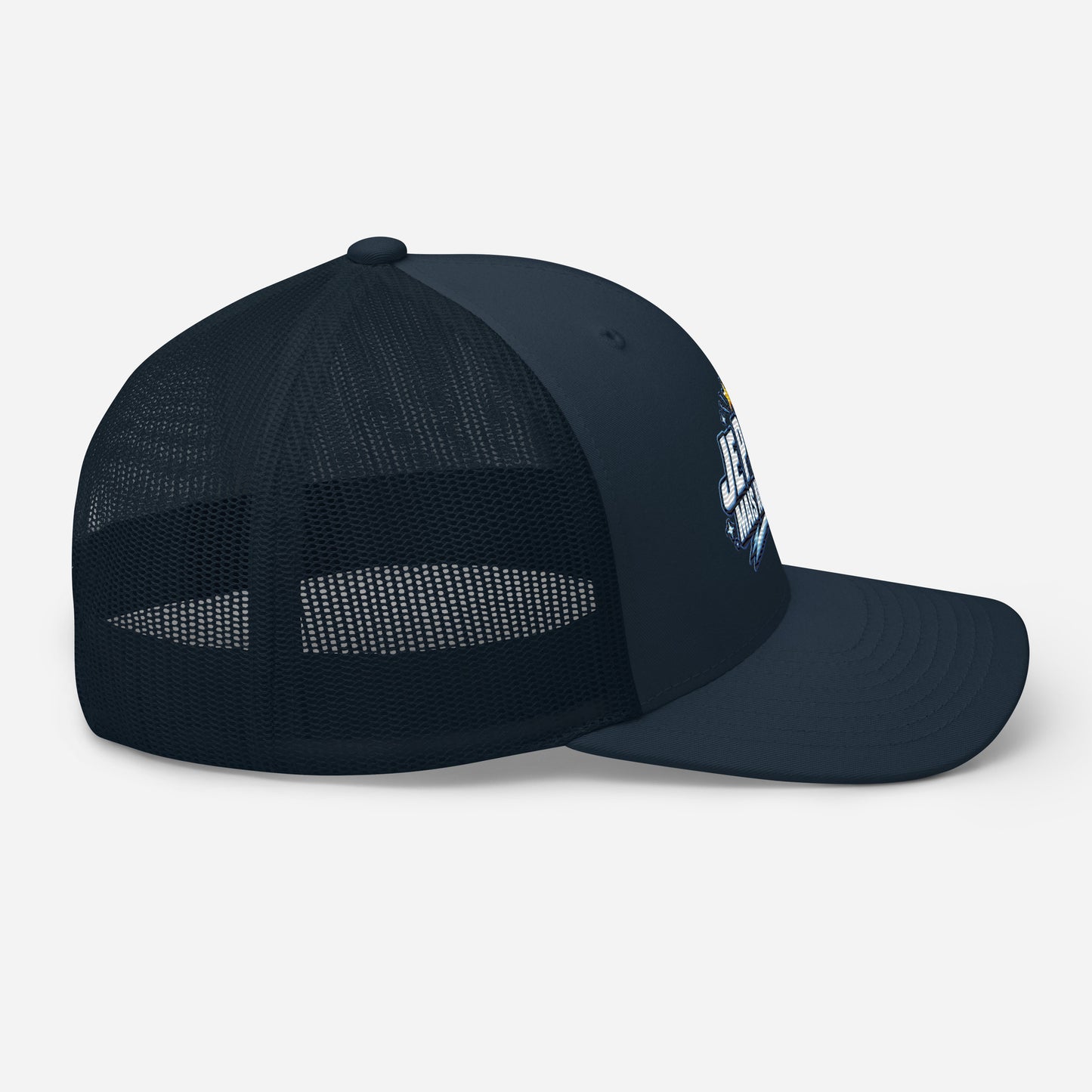 Casquette Trucker, brodée « Je perds mais avec style », en Bleu Marine, image 18