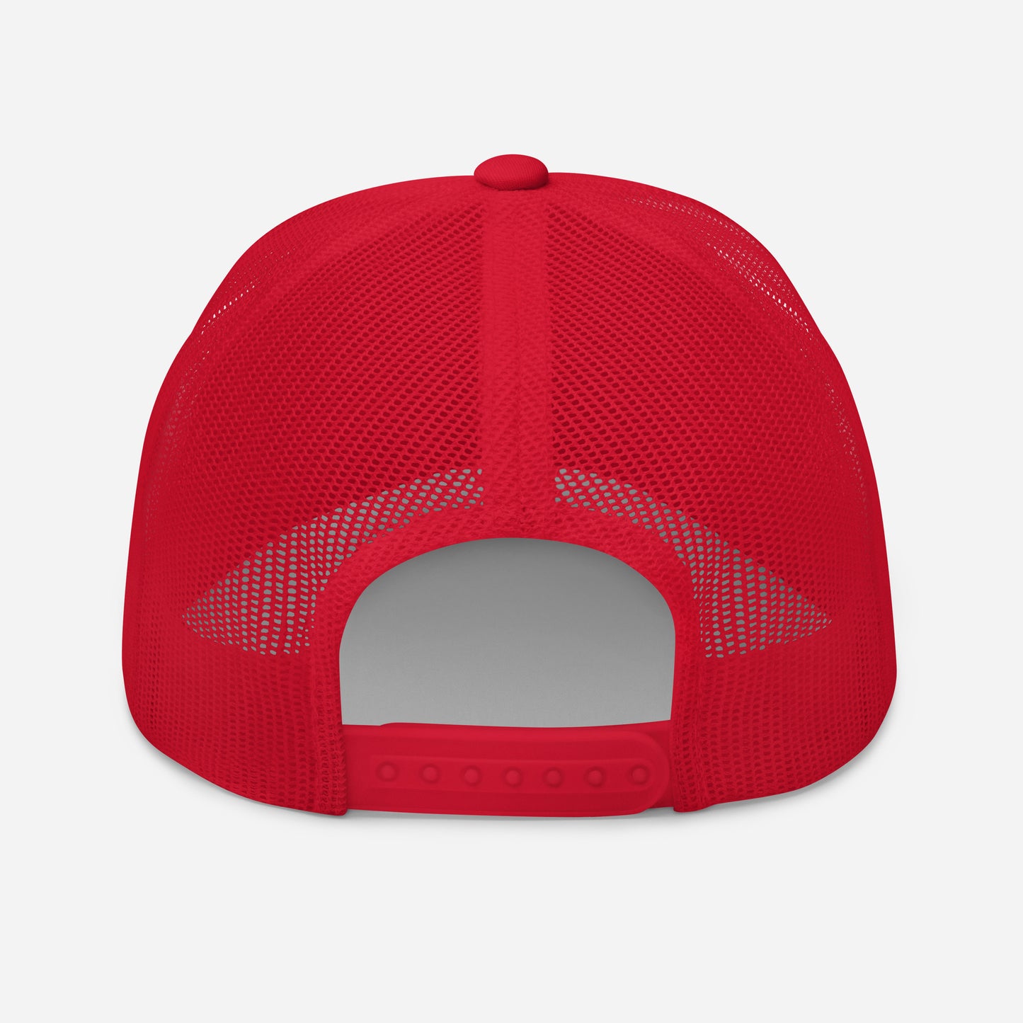 Casquette Trucker, brodée « Apéro mérité, journée validée », en Rouge, vue arrière, image 38