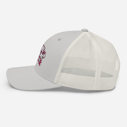 Casquette Trucker, brodée « Reine du calme, en apparence », image 82