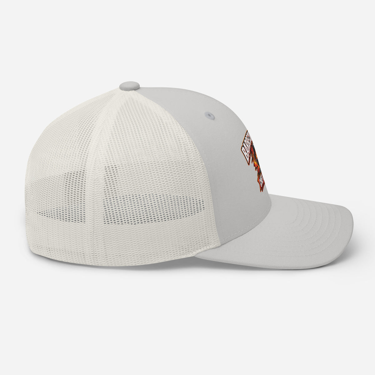 Casquette Trucker, brodée « Barbecue chaud, chef heureux », image 83
