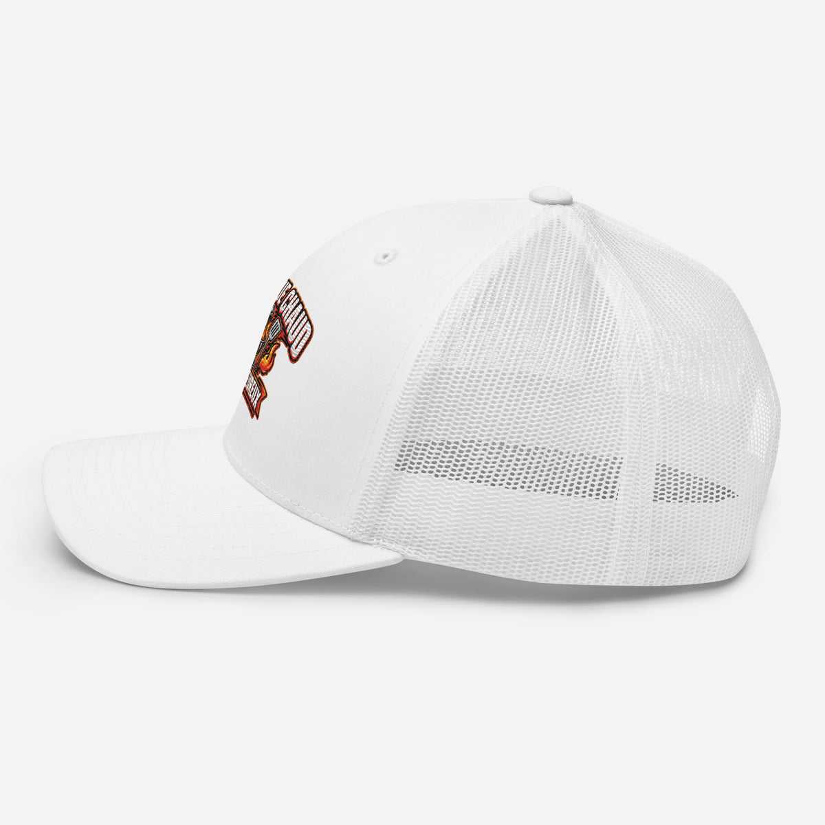 Casquette Trucker, brodée « Barbecue chaud, chef heureux », image 99