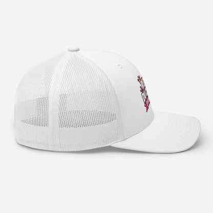 Casquette Trucker, brodée « Reine du calme, en apparence », image 101