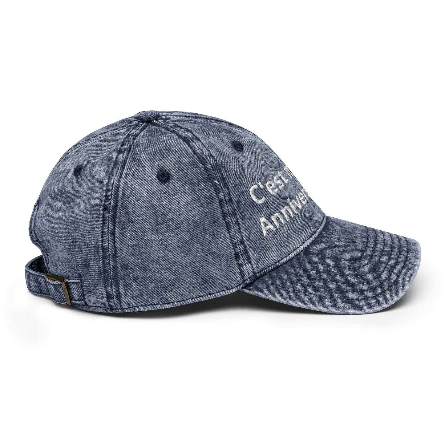 Casquette Baseball, brodée « C'est mon anniversaire », en Bleu Marine, image 14